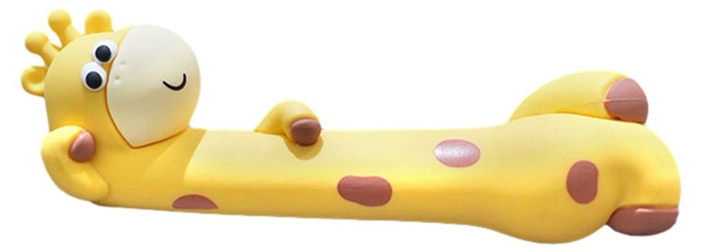 1/4 Stück Cartoon-Giraffenfigur Computermonitor-Dekoration, liegende Schweine-Enten-Statue, Tierskulptur, Heim-, Büro- und Auto-Armaturenbrett-Or...