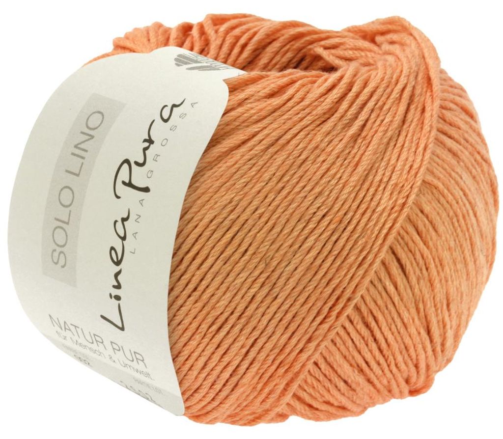 Lana Grossa - Solo Lino 0063 lachs Produktbild 