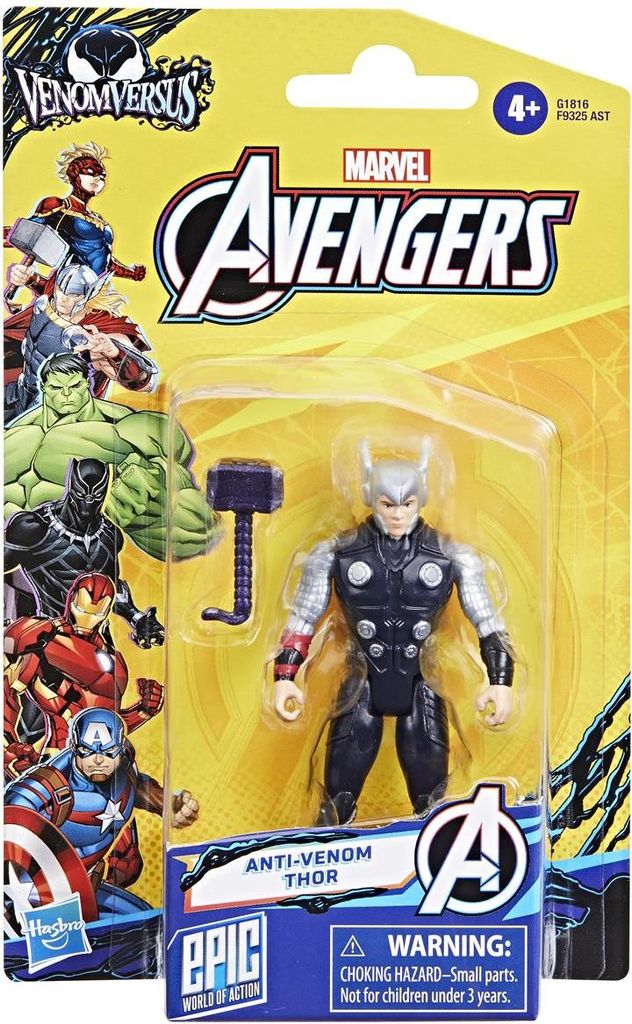 Marvel avengers 10 cm figure venom thor | 3 stuks