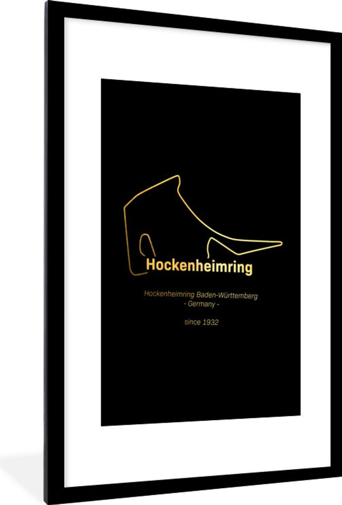 MuchoWow® Gerahmtes Poster Deutschland - Formel 1 - Produktbild 