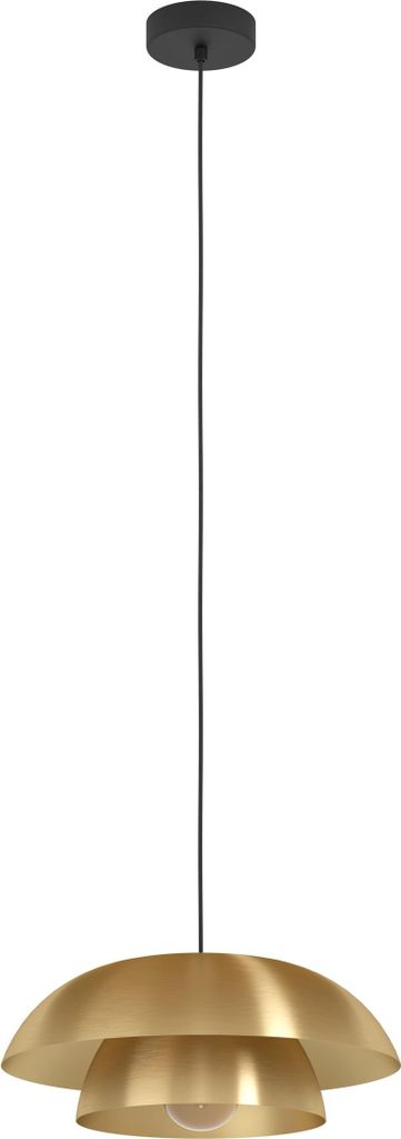 EGLO Hängelampe Cenciara, 1-flammige Pendelleuchte über Esstisch, Esszimmerlampe, Hängeleuchte mit E27, Ø 40 cm