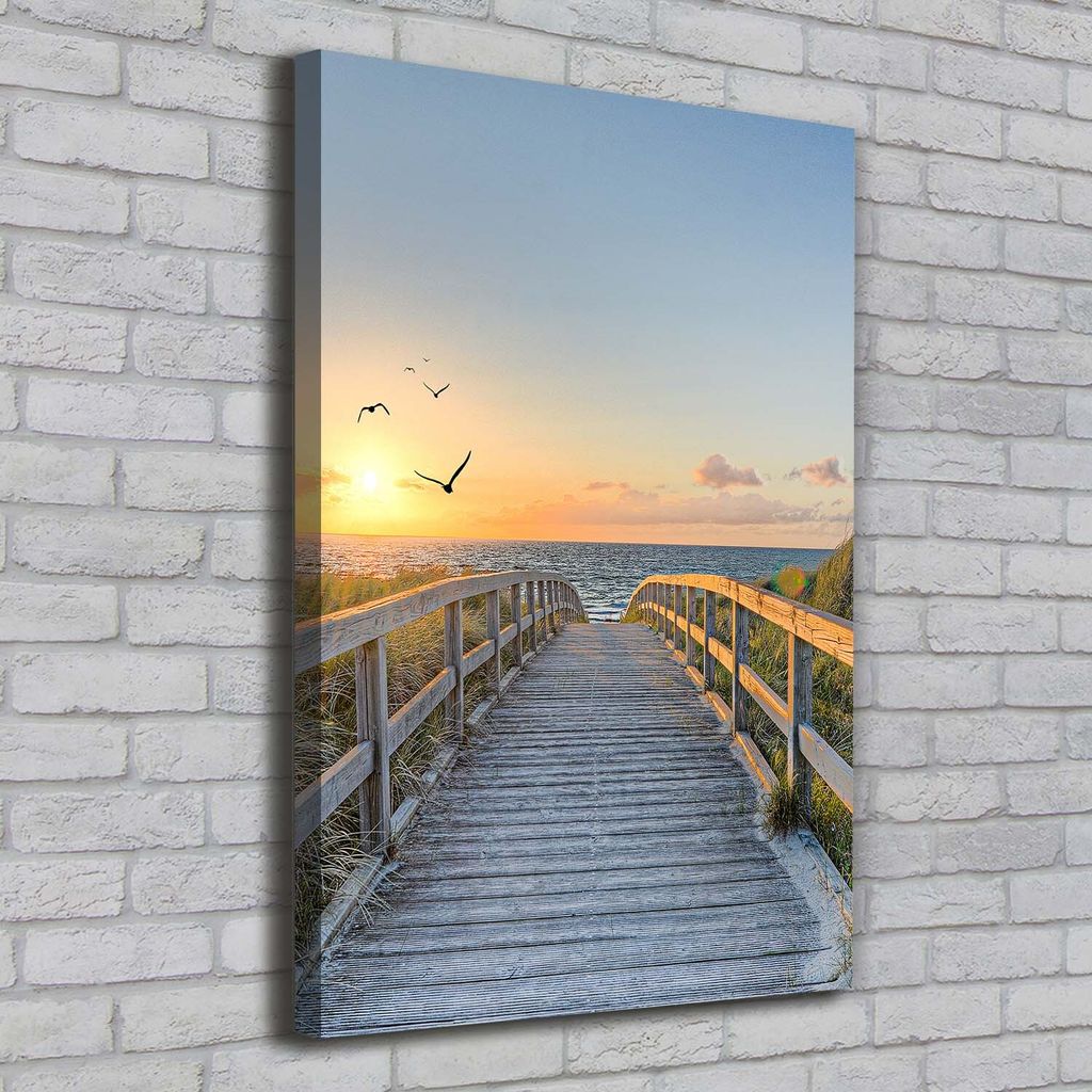Tulup Leinwandbild - 70x100cm - Wandkunst - Drucke auf Leinwand - Leinwanddruck - Wohnzimmer Wanddekoration XXL - Wohnung Deko Kunstdrucke - Land...