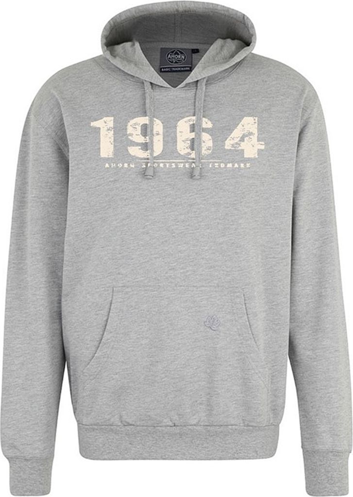 Übergrößen Kapuzen-Sweatshirt AHORN SPORTS Vintage Number Produktbild 