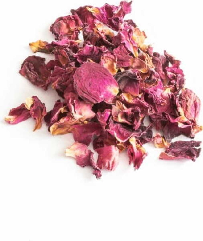 Rosenblütenblätter für Papageien - Farbige Futterergänzung 35g