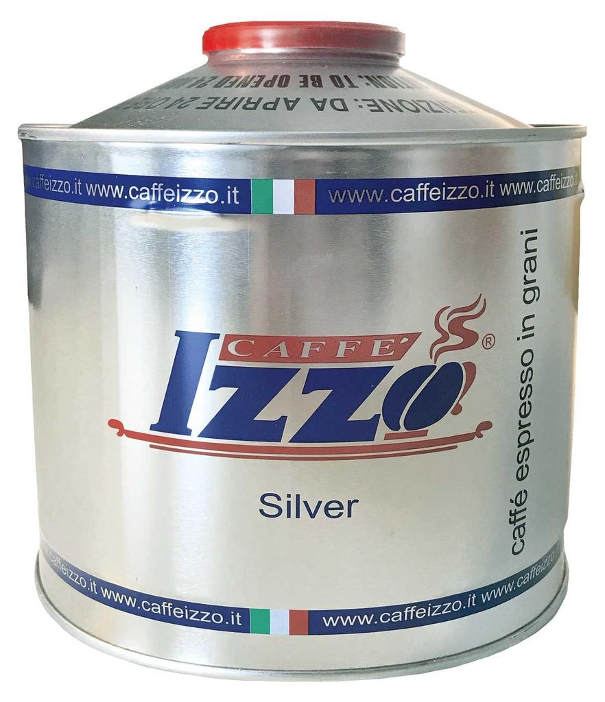 IZZO Espresso Napoletano Silver 1kg Dose Kaffeebohnen im Produktbild 