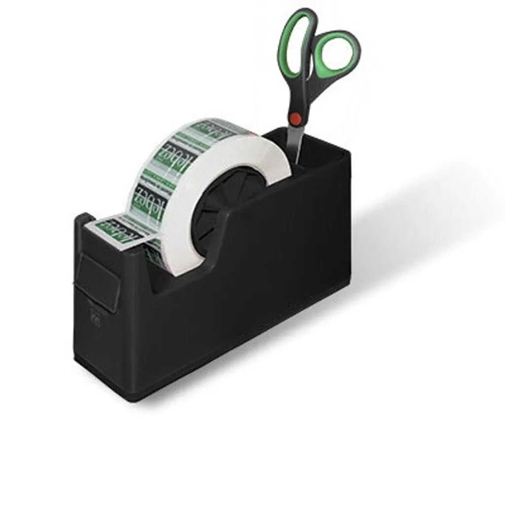 Dévidoir de Ruban Adhésif Noir Lebez - Accessoire de Bureau Ergonomique