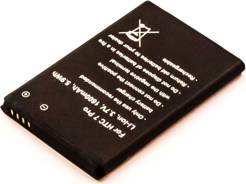 Akku für Htc T7576 Li-Ion 3,7 Volt 1200 mAh schwarz.