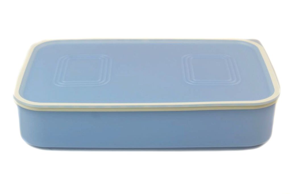TUPPERWARE Quadro 1,1 L hellblau Behälter Dose Box Vorrat Optimum Ultimo