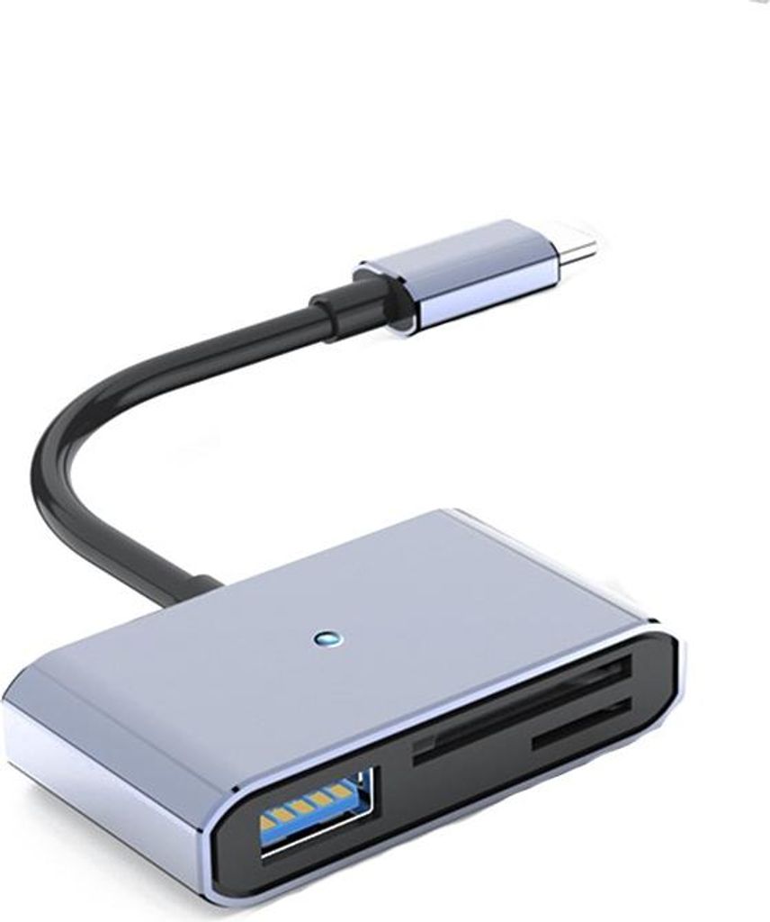 INF Lettore di Schede Type-C/SD/TF con USB Immagine del prodotto 
