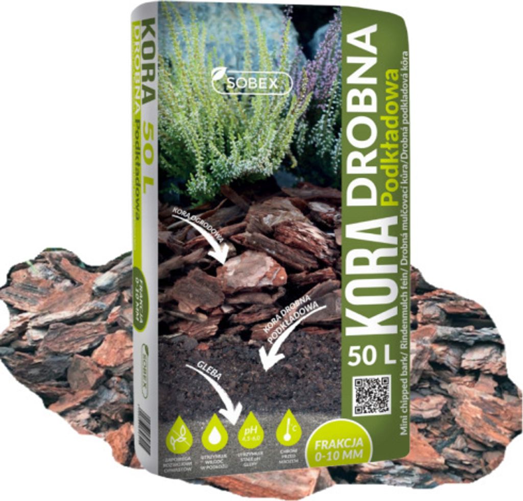 Kiefernrinden-Gartengrundierung, fein, 50 l, 0-10 mm Produktbild 