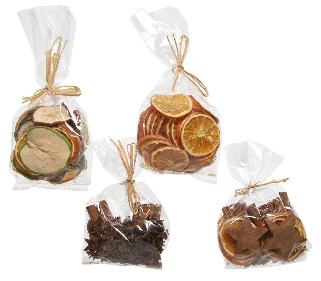 Decoris Dekorationsset Natur Zimt Orange