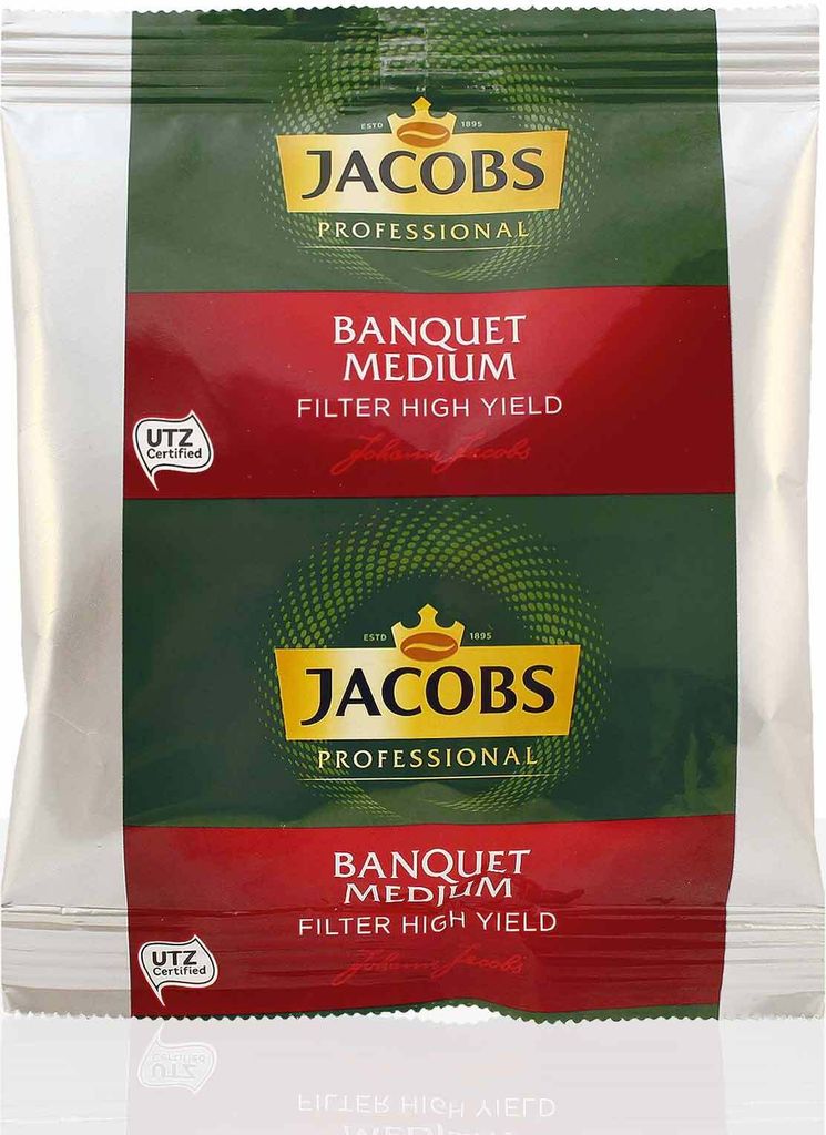 Jacobs Banquet Medium HY Filterkaffee - 80 x 60g Kaffee gemahlen