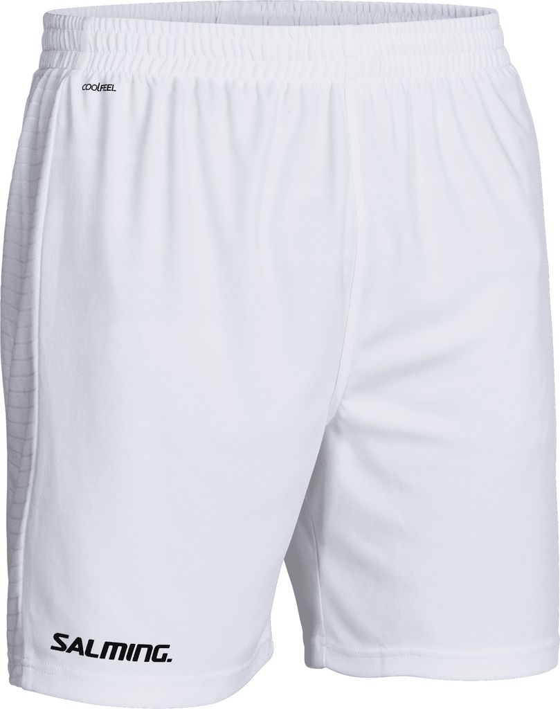 Salming Granite Game Junior Shorts kurze Kinder Hose Sporthose weiß 1198742-0707, Größe:140