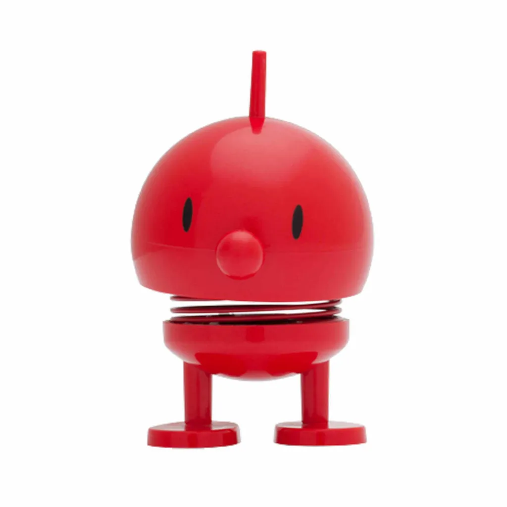 Figurine Hoptimist Baby Bumble Rouge - Objet de Décoration à Ressort