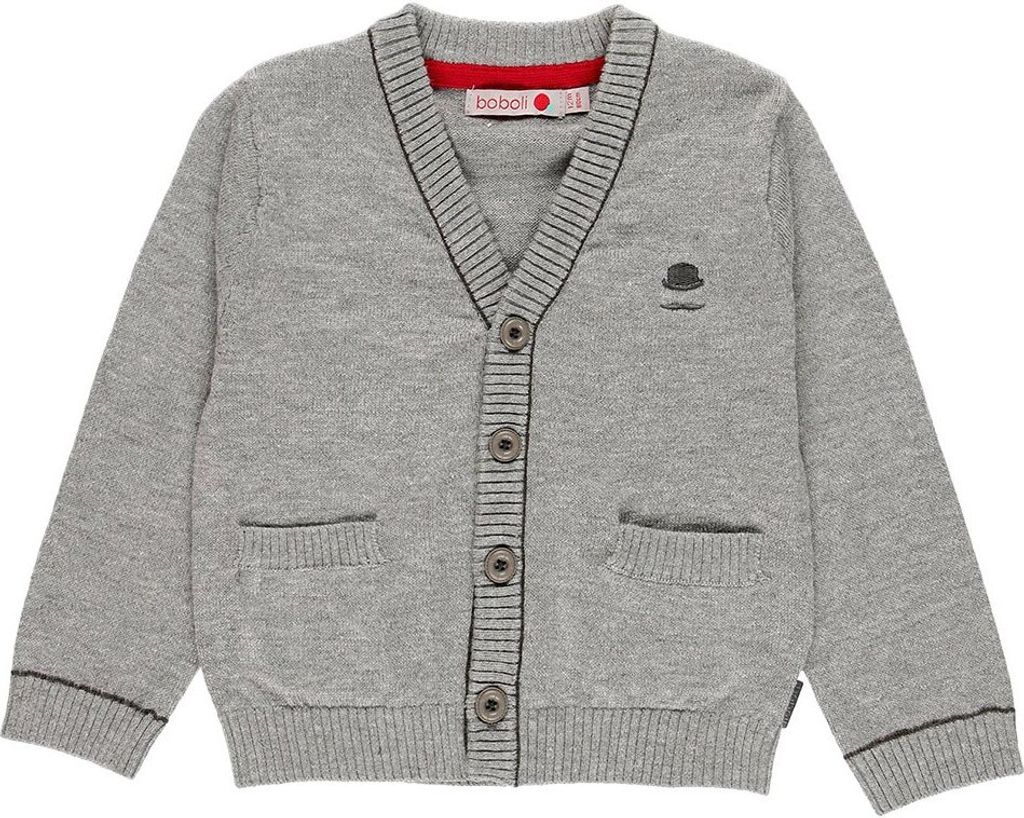 Boboli Tricotosa Jacke Grau 18 Months Junge Grau 18 Months