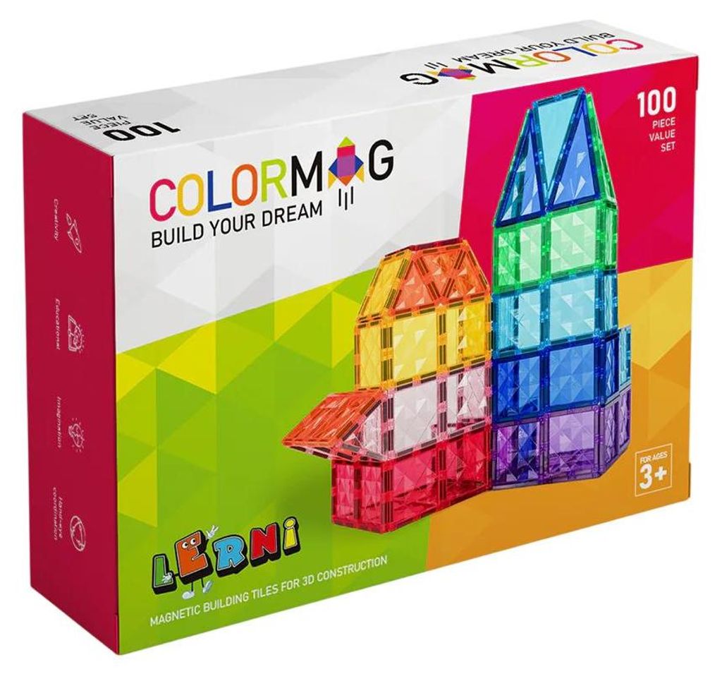 Magnetická stavebnica COLORMAG 100 kusov Obrázok produktu 