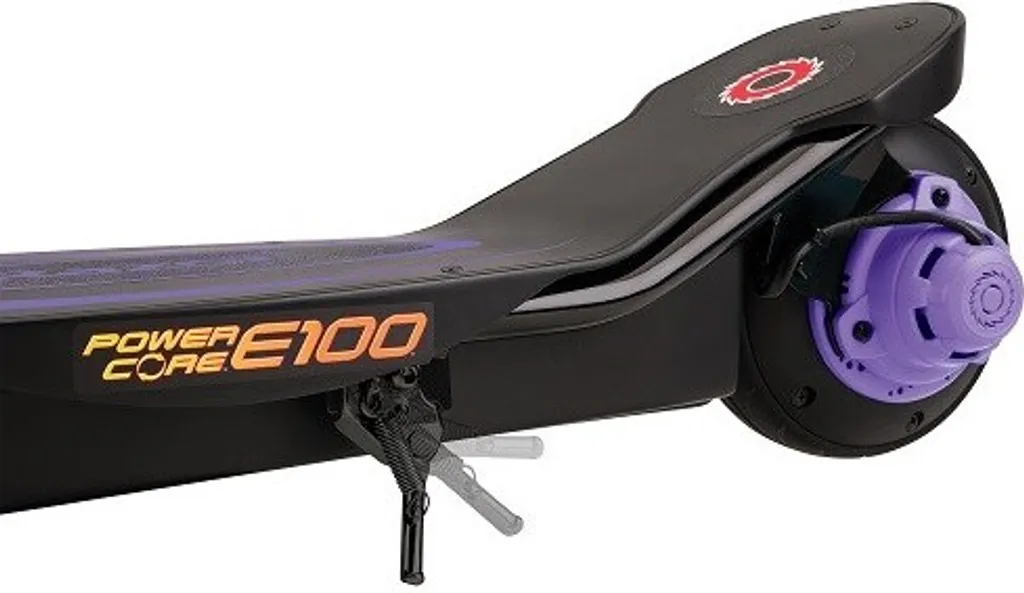 Trottinette Razor E100 Power Core ALU Violette : Stable et sans Chaîne - 3
