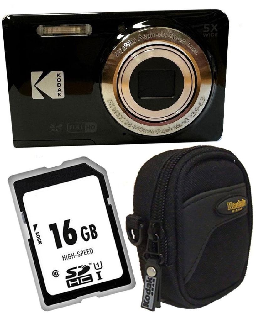Kodak PixPro FZ55 schwarz Digitalkamera Set Angebot von Produktbild 