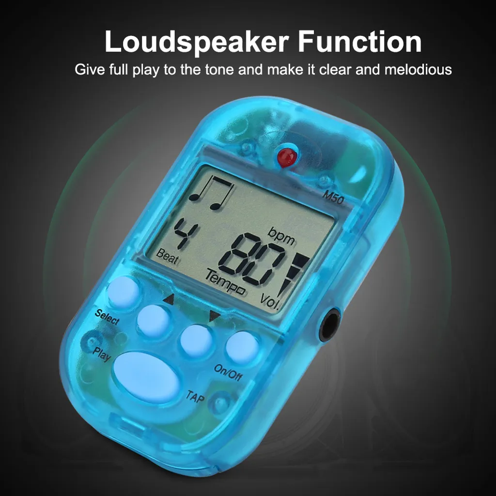 Metronomo Digitale Professionale M50 Beat Tap 30-280 BPM