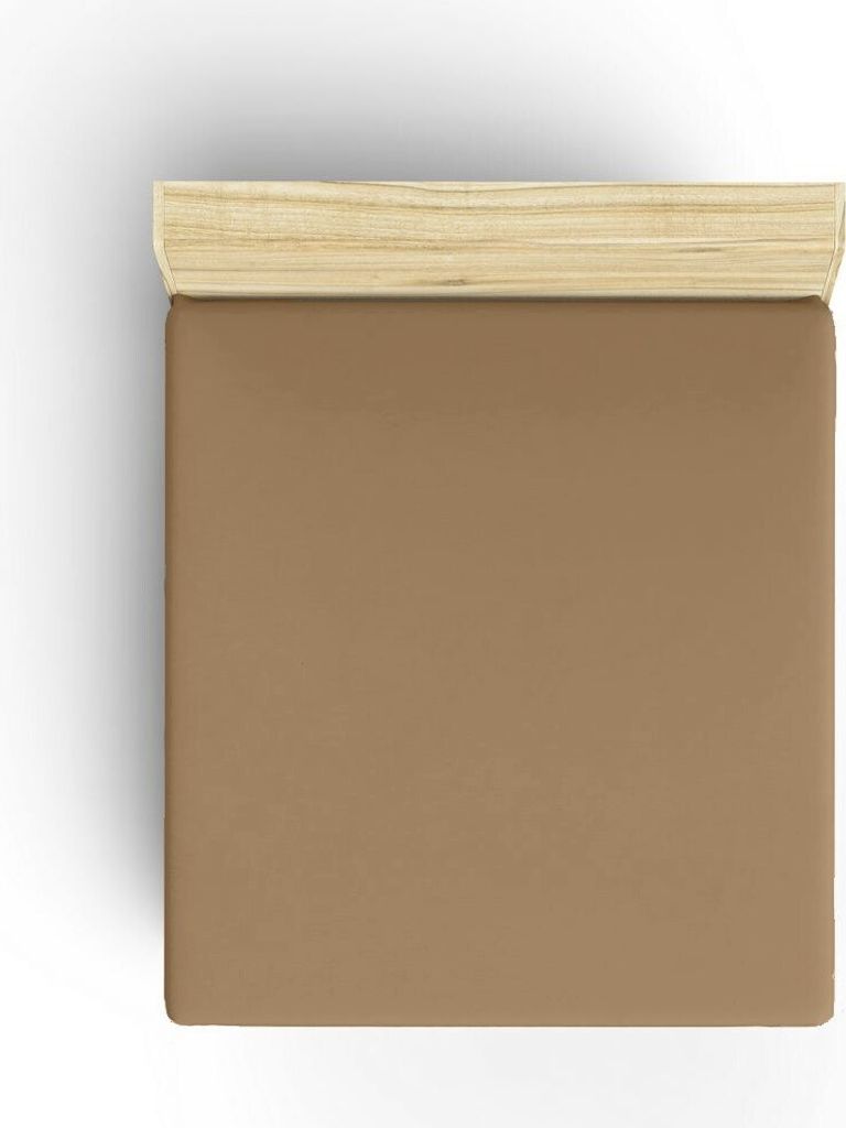 L'Essentiel Linge de Maison, Light Brown, Ranforce Queen XL Spannbettlaken (DE), Hellbraun, 100% BAUMWOLLE, 150 x 200+40 cm