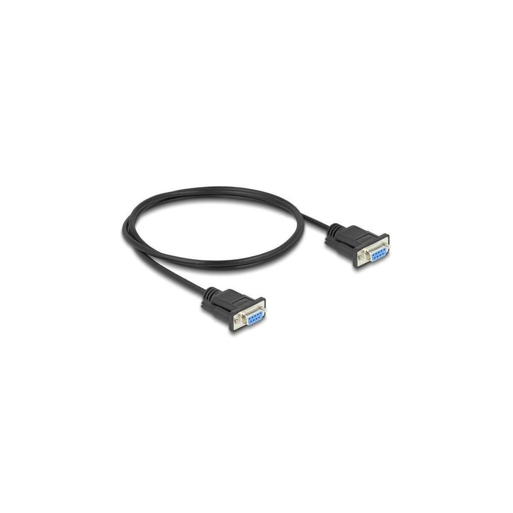 Delock - Serielles RS-232-Kabel - DB-9 (W) schraubbar zu Produktbild 