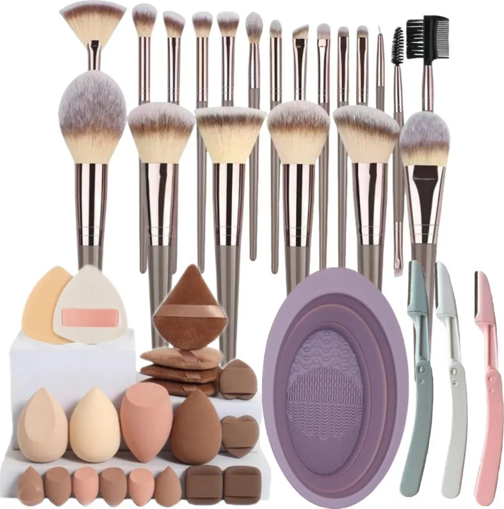 Set Pennelli INF: 20 Pezzi per un Trucco Impeccabile e Pulito