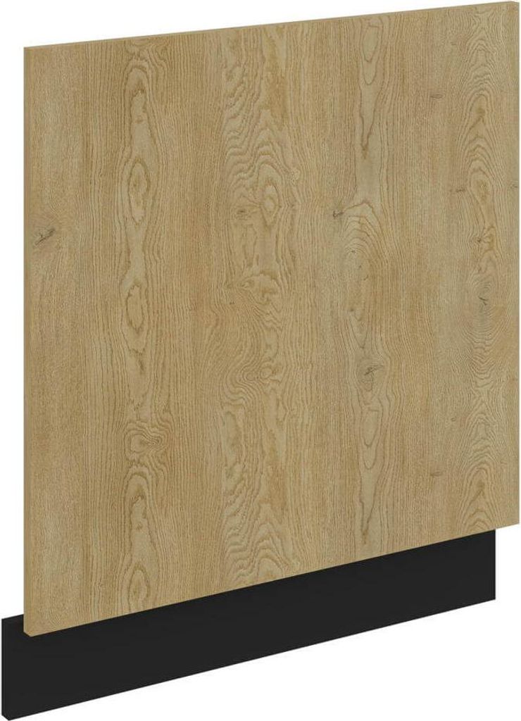 Geschirrspülerfront Cremona schwarz ZM 570x596