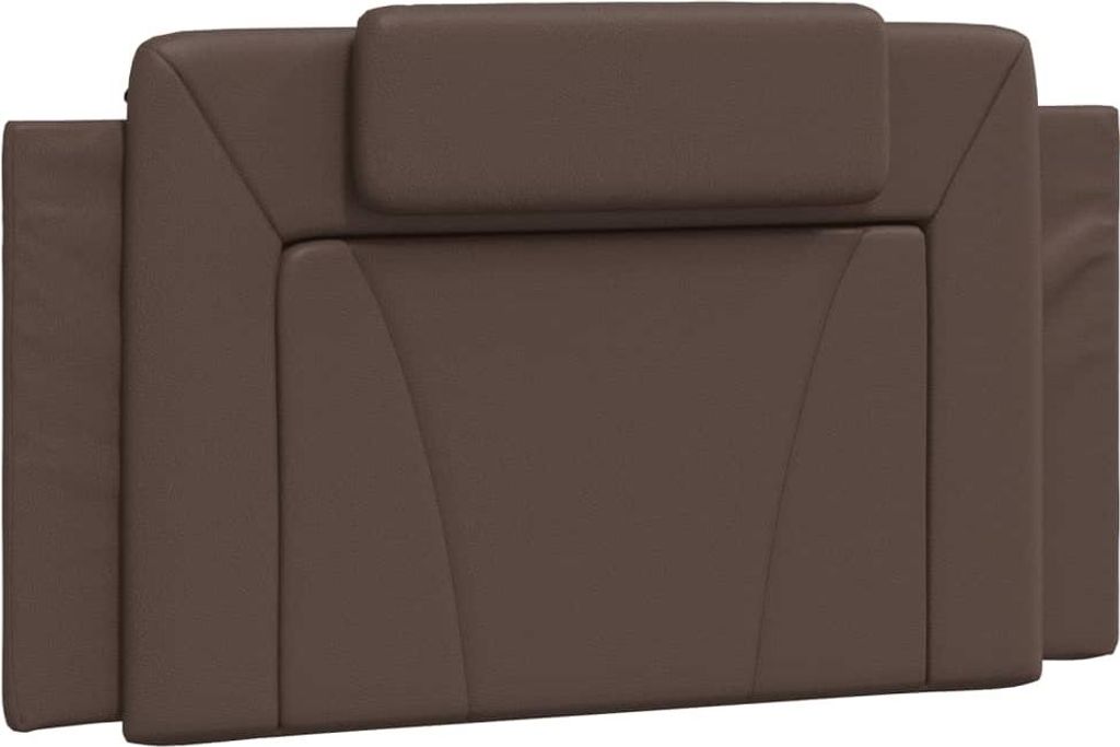 vidaXL Kopfteil-Kissen "Viana" Braun 100 cm Kunstleder