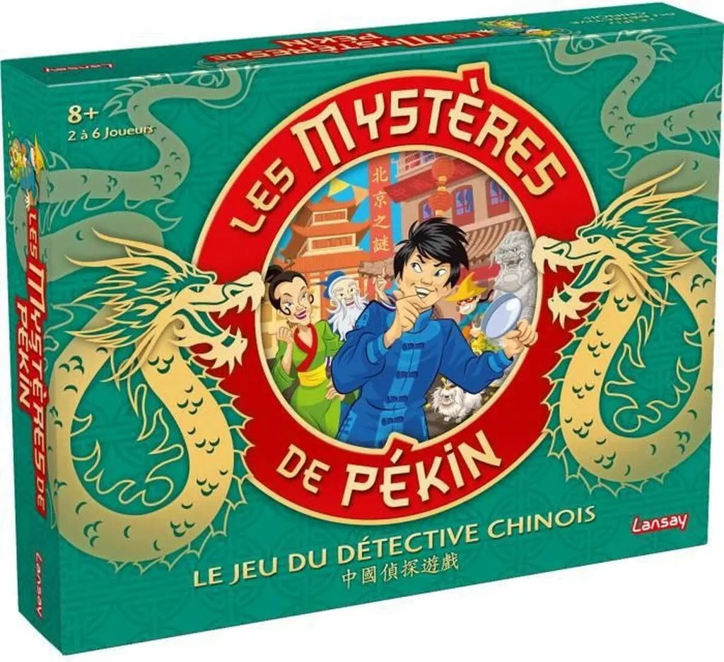 Jeu d'enquête Les Mystères de Pékin - Jeu de Plateau Familial Incontournable