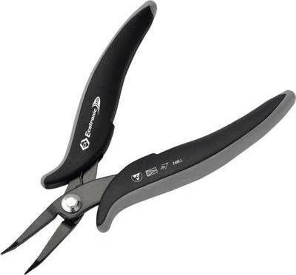 C.K . ESD Spitzzange 45° gebogen 152 mm T3892