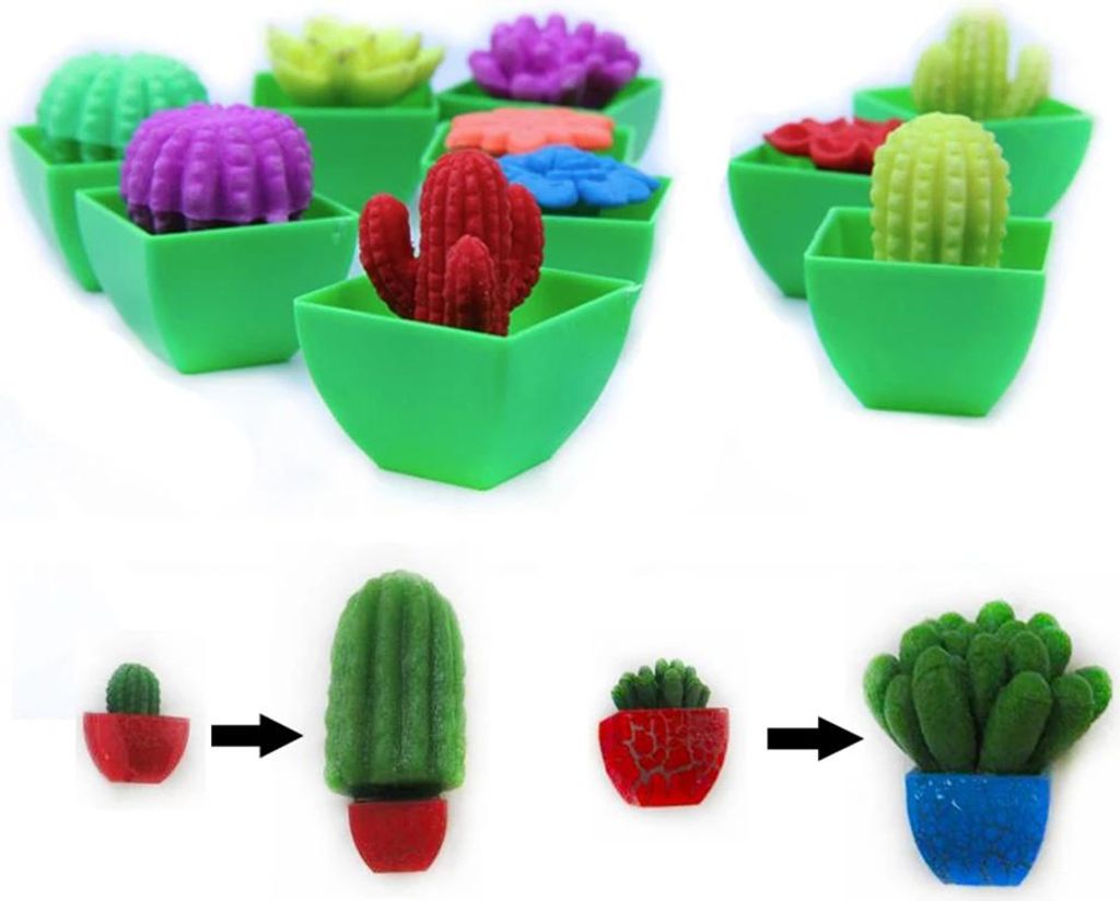 48 teile/satz Erstaunliche Pflanze Blumen Wachsen In Wasser Kaktus Spielzeug Einweichen Expansion Absorption Kinder