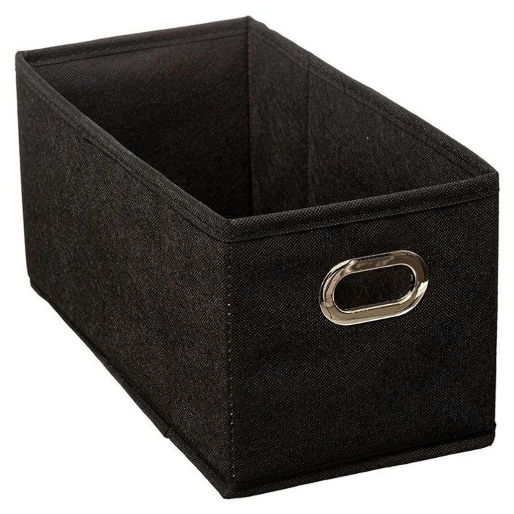 Faltbare Aufbewahrungsbox 31x31x31 cm Five® - Schwarz - Produktbild 