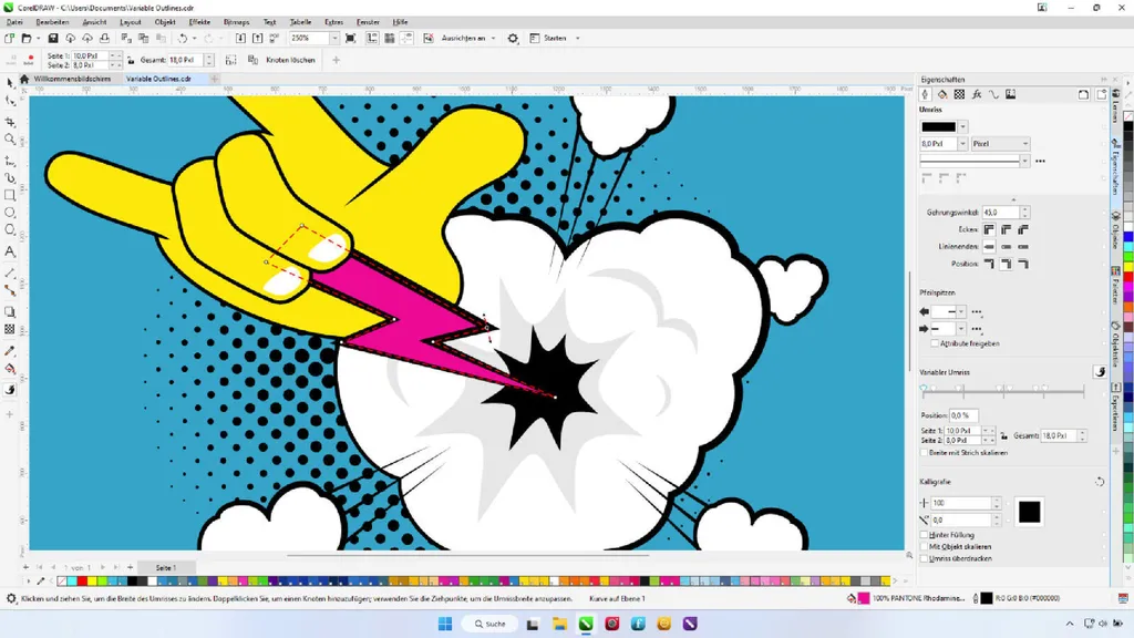 CorelDRAW Graphics Suite pour Création de Logos et Mise en Page 1 an PC
