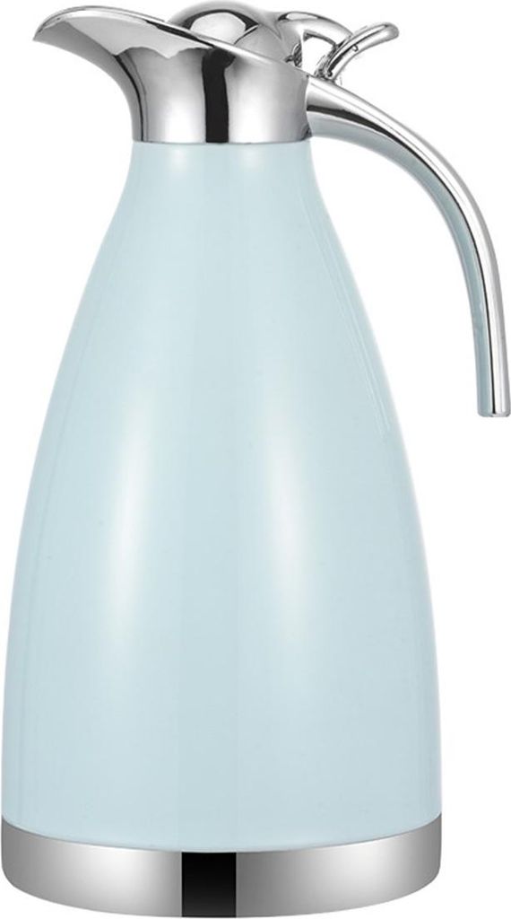 Reiseflasche aus Edelstahl, doppelwandig, vakuumisoliert, Thermokanne, Kaffeekaraffe (blau)