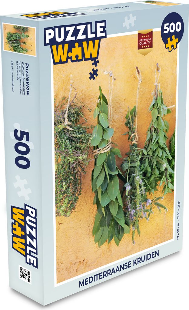 MuchoWow Puzzle 500 Teile Mediterrane Kräuter - Denken - Spiel - Toy