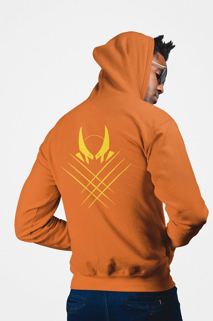 D&B Uni Hoodie ZIPMO00109 Wolverine Orange-Größe S