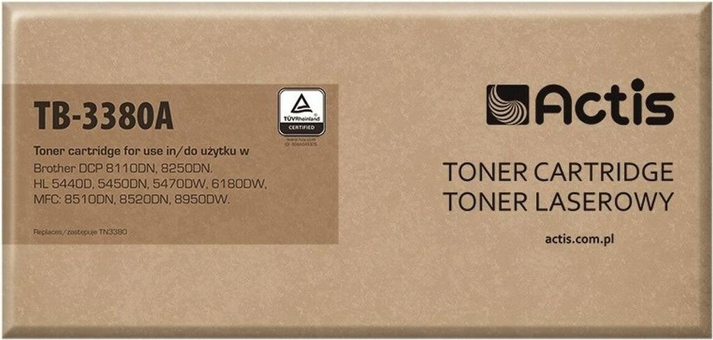 Actis TB-3380A Toner (replacement for Brother TN-3380; Standard; 8000 pages; black)
