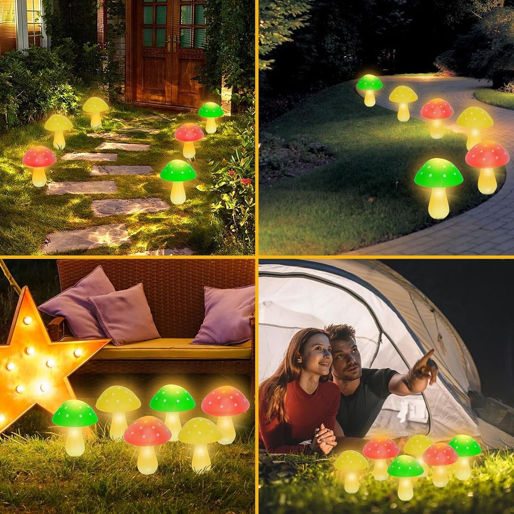 Garten Solarleuchten, LED Solarlampe für Außen, 8 Modi Produktbild 7