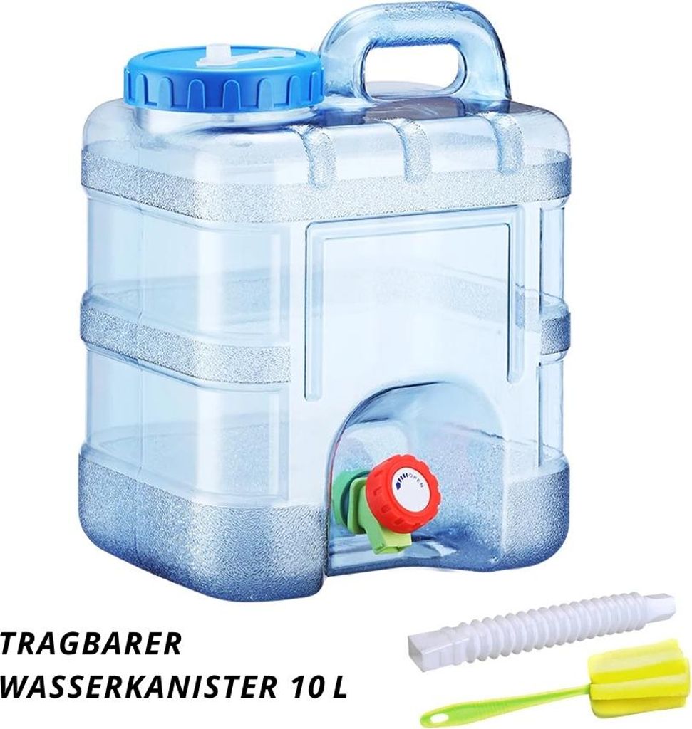 Wasserkanister 10 L – Tragbarer Trinkwasserbehälter mit Produktbild 