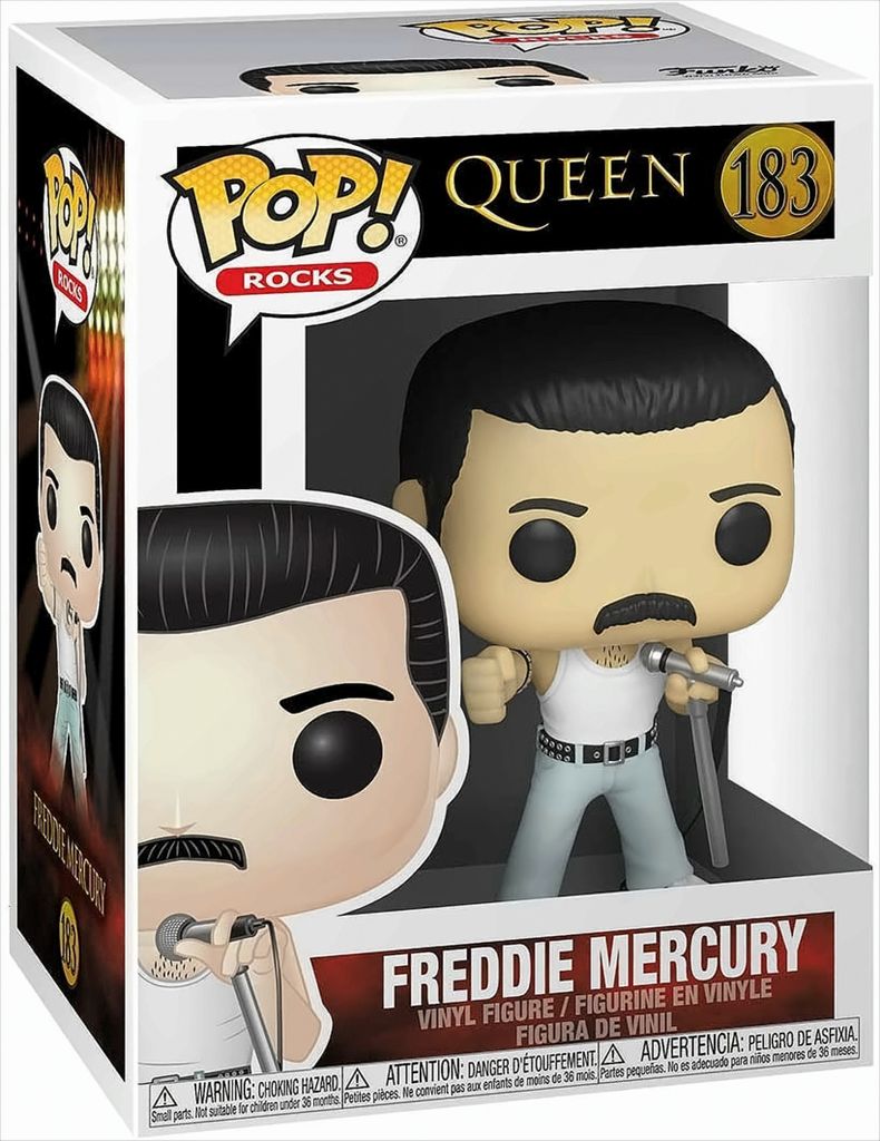Queen - Freddie Mercury 183 - Funko Pop! - Vinyl Figur Produktbild 