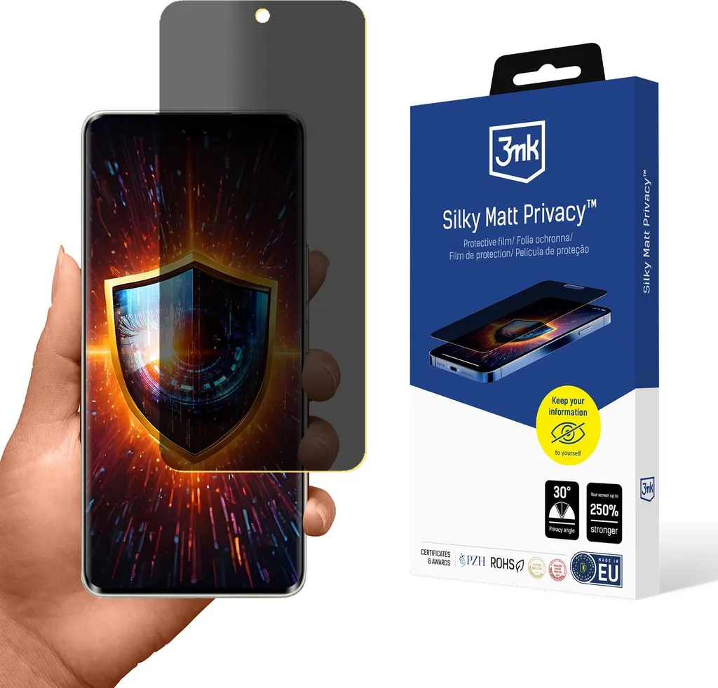 Honor 300 Pro & Ultra Pellicola Anti-Spy 3mk Silky Matt Privacy Matte