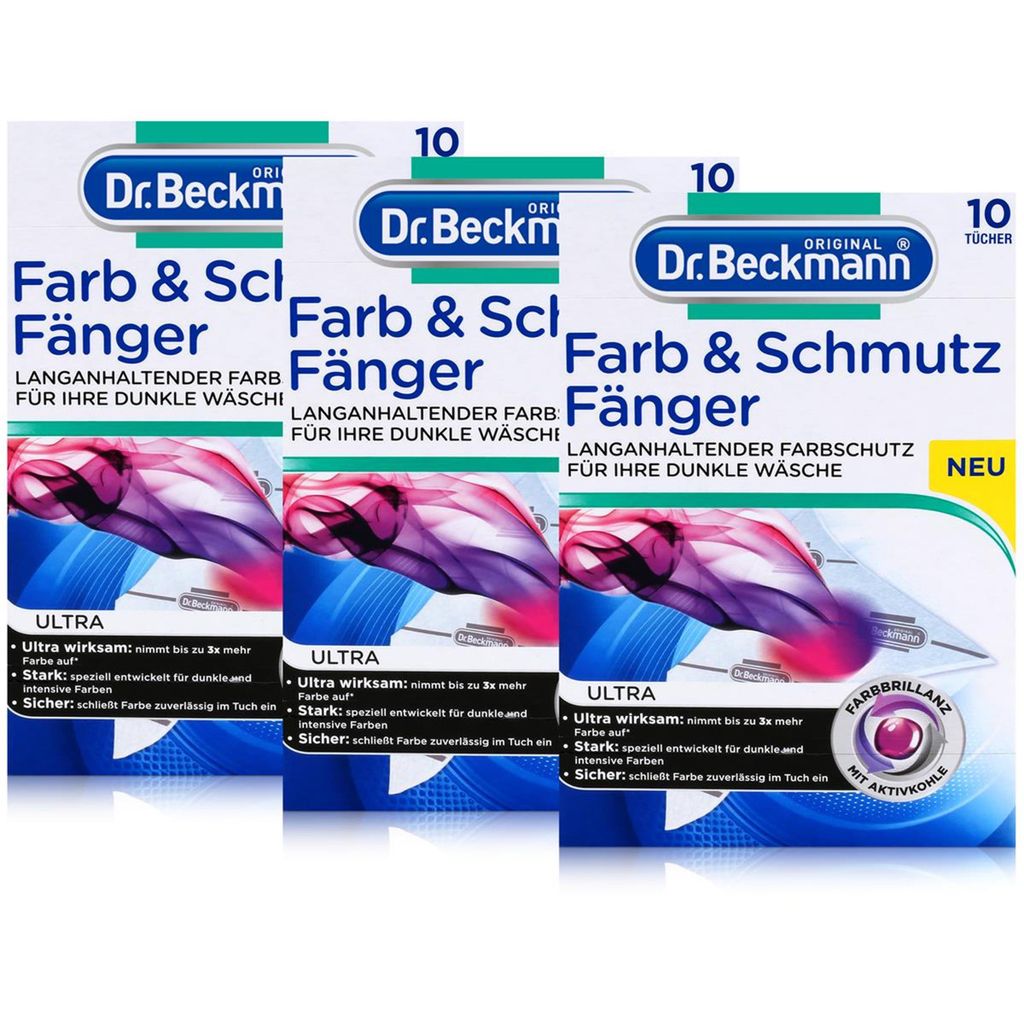 Dr. Beckmann Farb & Schmutz Fänger Ultra 10 Tücher - Dunkle Produktbild 