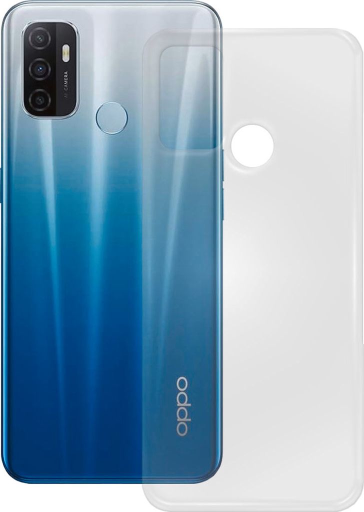 Weiche TPU Handyhülle mit Kameraschutz für Oppo A53S Produktbild 
