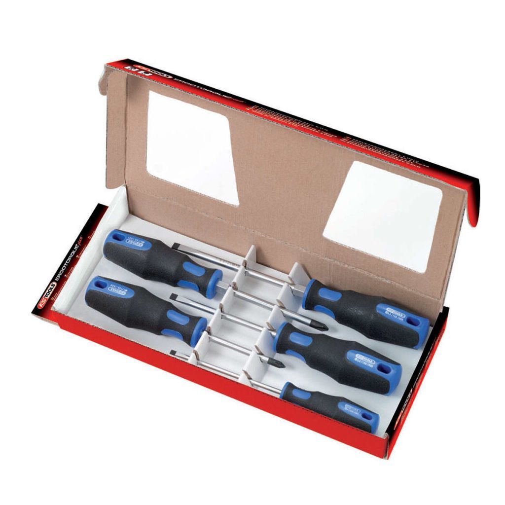 KS TOOLS 5-tlg. ERGOTORQUEplus Schraubendreher-Satz Produktbild 