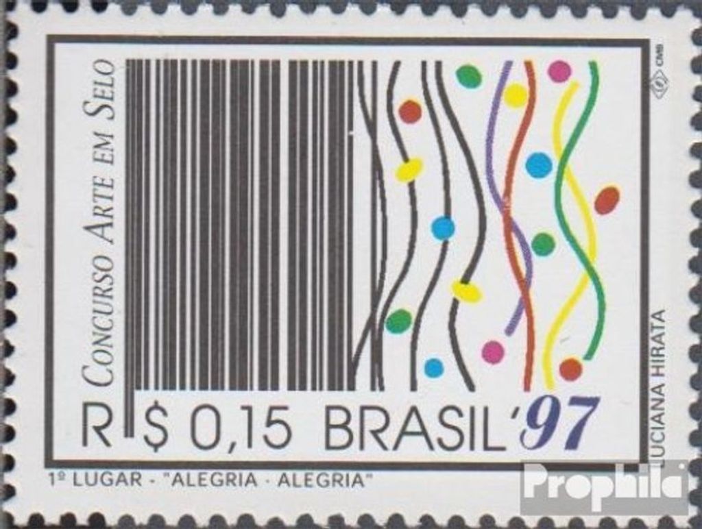 Briefmarken Brasilien 1997 Mi 2738 (kompl.Ausg.) postfrisch Briefmarken Gestaltungswettbewerb