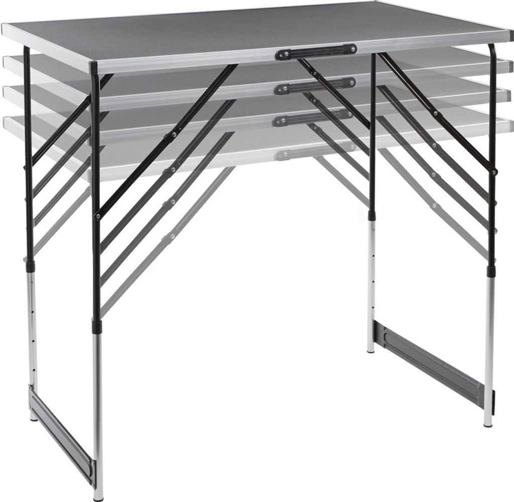 HI Klapptisch 100 x 60 x 94 cm Aluminium Produktbild 18