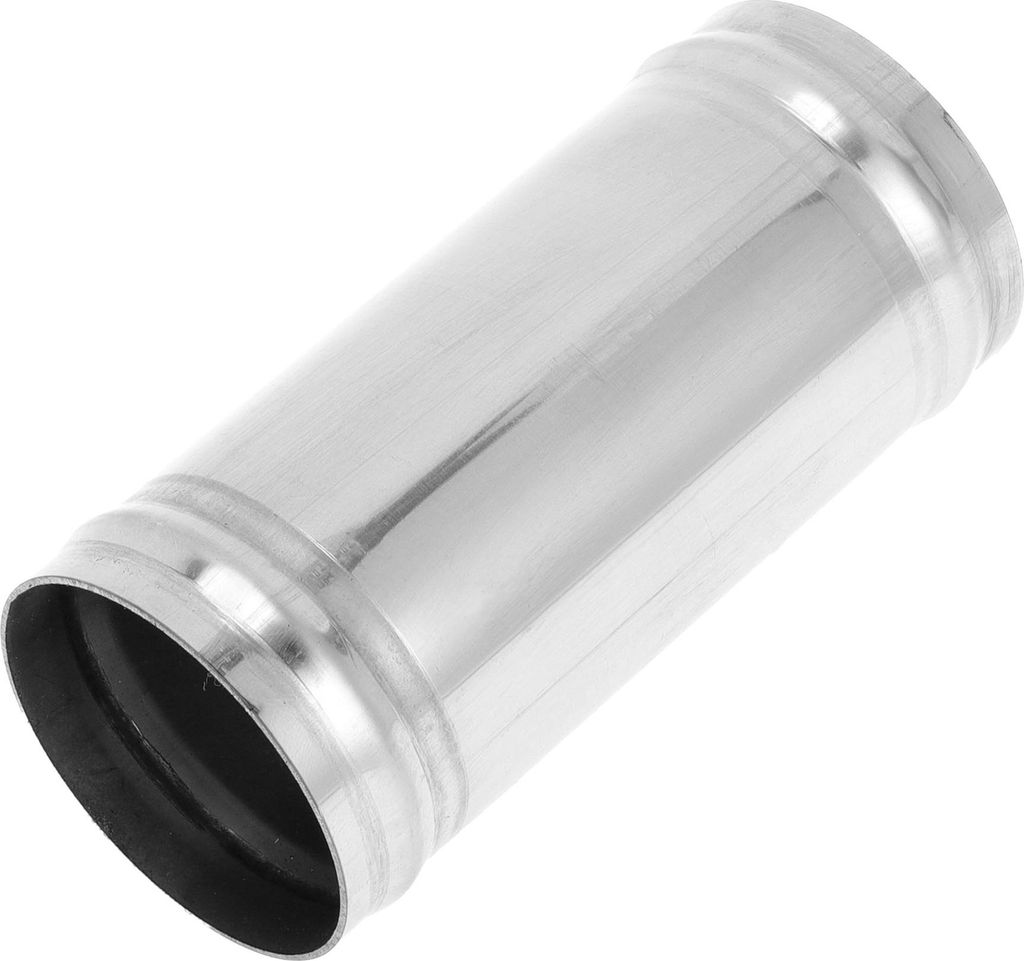 Gerades Auspuffrohr mit Perlenrolle DIY Benutzerdefiniertes Auto Modifiziertes Auspuffrohr Rohrleitung 2,25" OD 5" Endlänge T304 Edelstahl Silberton