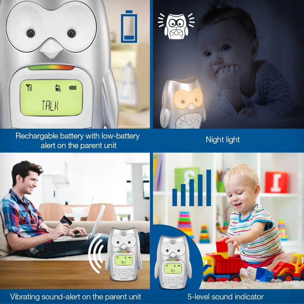 Babyphone VTech BM2300 Hibou : fini les interférences avec le DECT - 8