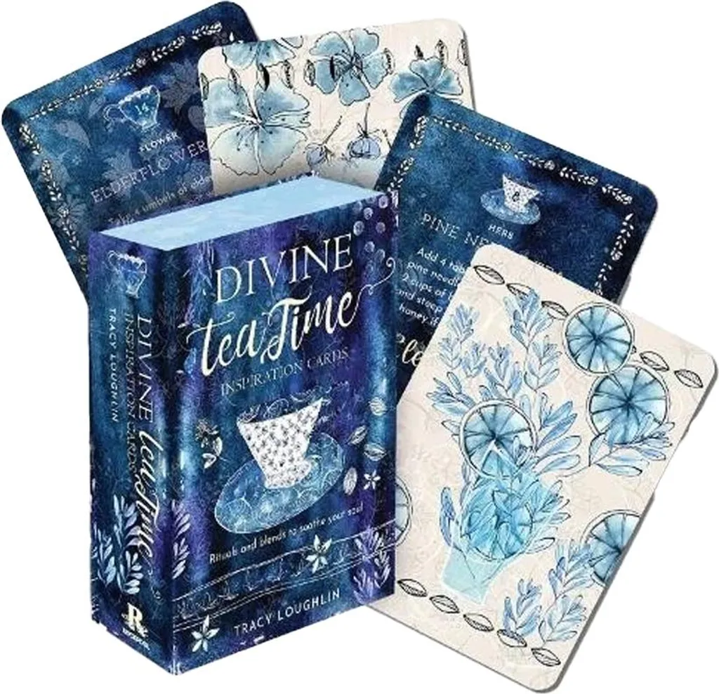 Jeu de cartes de divination Divine Tea Time bleu Something Different