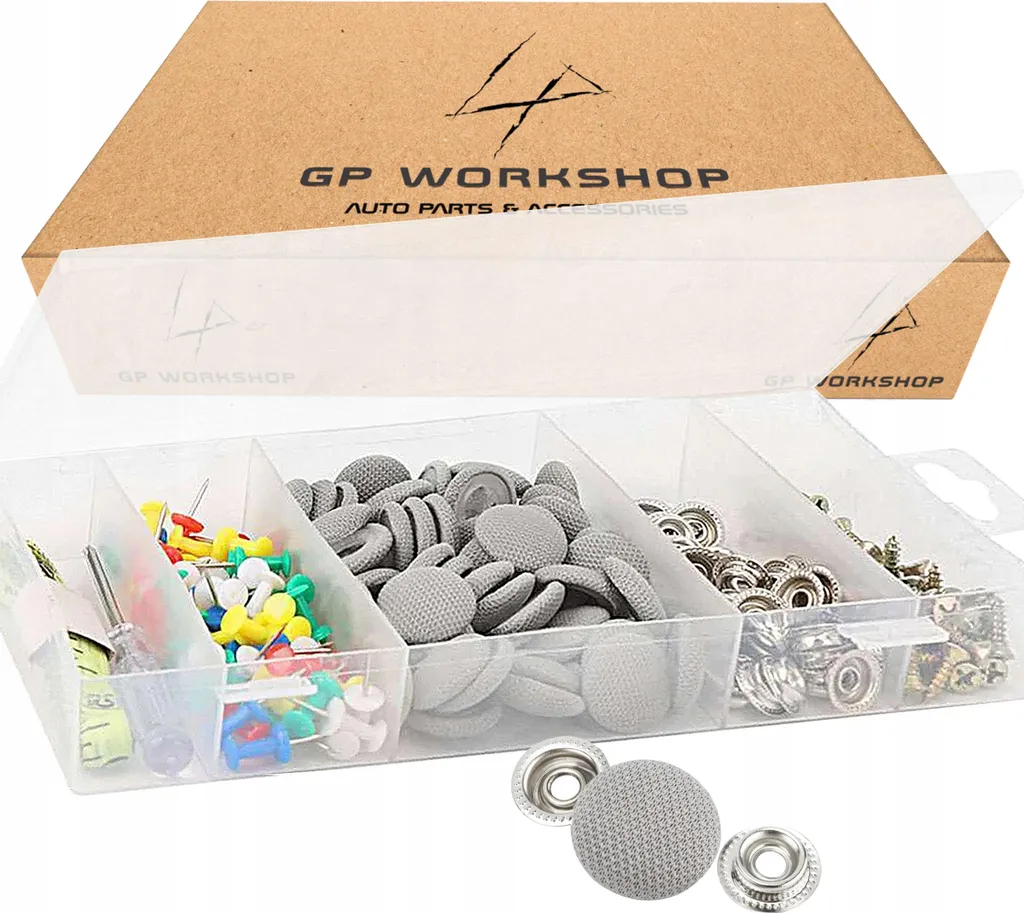 Solution toit voiture décollé - Kit 75 rivets pour ciel de toit gris - 4